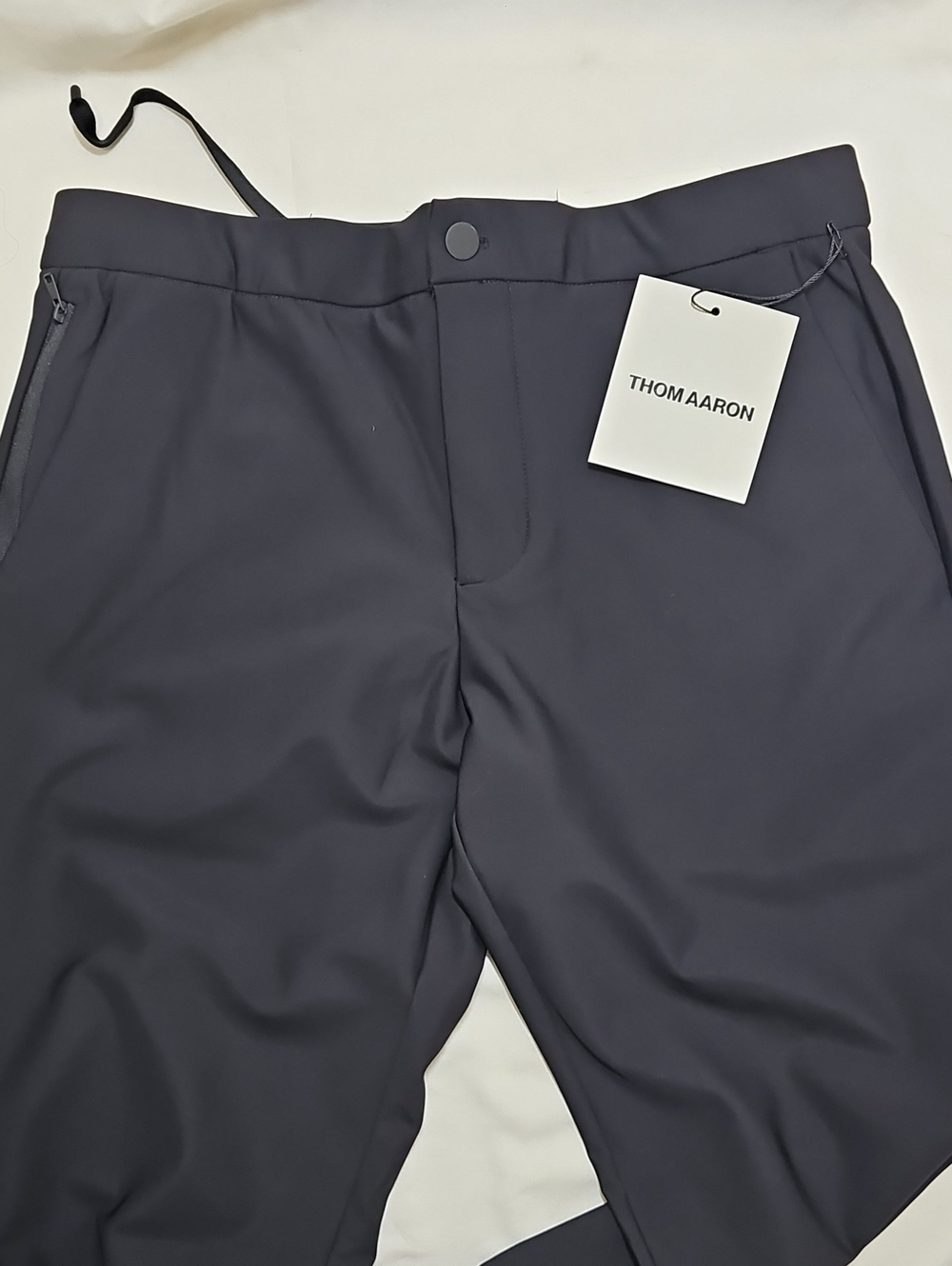 Thom Aaron Men's Commuter Tech Black Joggers Performance - Picture 4 of 10